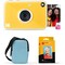 Kodak Printomatic+ Instant Print Digital Camera Starter Bundle + Carrying Case + Zink 20pk Sticky-Back Photo Paper - 10MP, Full-Color Photos, RGB LED Status Indicator